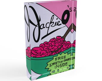 Simpsons Jackie O's Cereal Acrylic Block