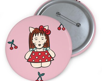 Daria Cat Quinn Pin Buttons