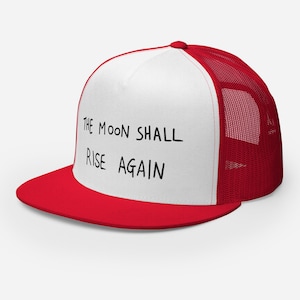 Futurama Embroidered &#39;The Moon Shall Rise Again&#39; Trucker Hat
