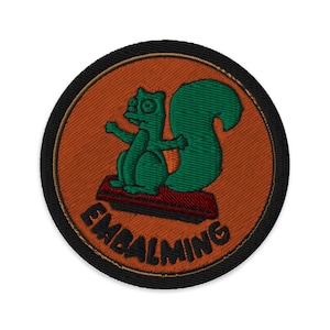 Simpsons &#39;Embalming&#39; Scout Embroidered Patch