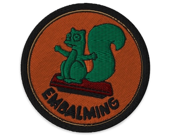 Simpsons 'Embalming' Scout Embroidered Patch