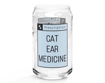 Bicchiere a forma di barattolo di medicinale per le orecchie del gatto Simpson