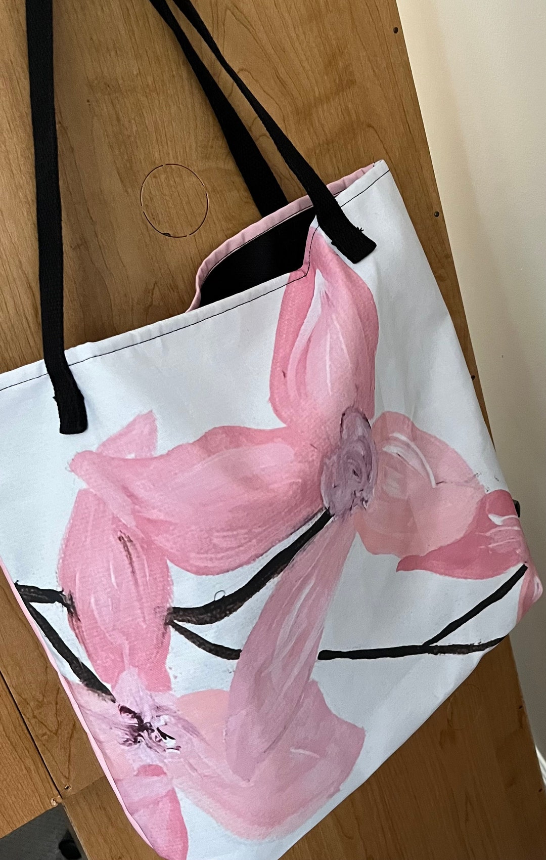 Basket Tote Orchid Bloom