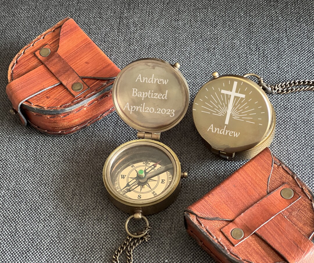 Engraved Compass, Brass Compass, No Matter Where, Compass Gift, Groom ...