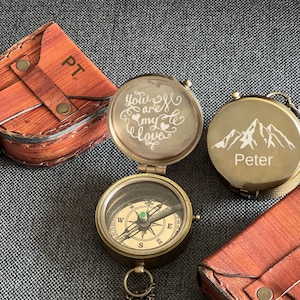 Personalized Fathers Day Compass, Custom Engraved Fathers Day Compass, Gift for, Compass for Happy Fathers, Compass for Step Father, Dad Dad