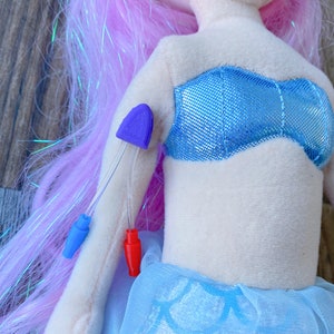 PICC Line for Doll or Stuffed Animal, central line toy for stuffies, Peripherally Inserted Central Catheter