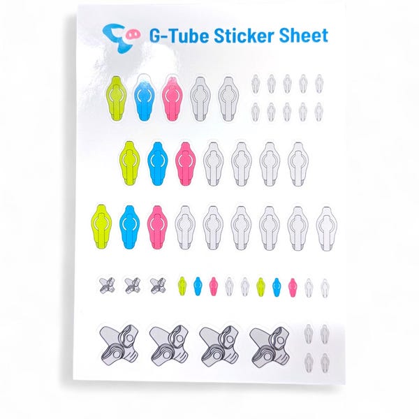 G-Tube Sticker Sheet