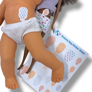 Ostomy Bag Sticker Sheet