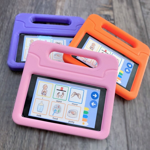 Toy AAC tablet for Doll or Stuffed Animal, AAC toy for stuffies, AAC Ornament