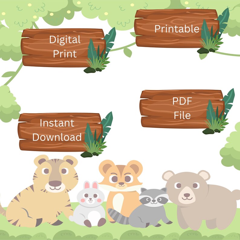 Zoo Scavenger Hunt Printable - Fun & Educational Animal Game for Kids ...