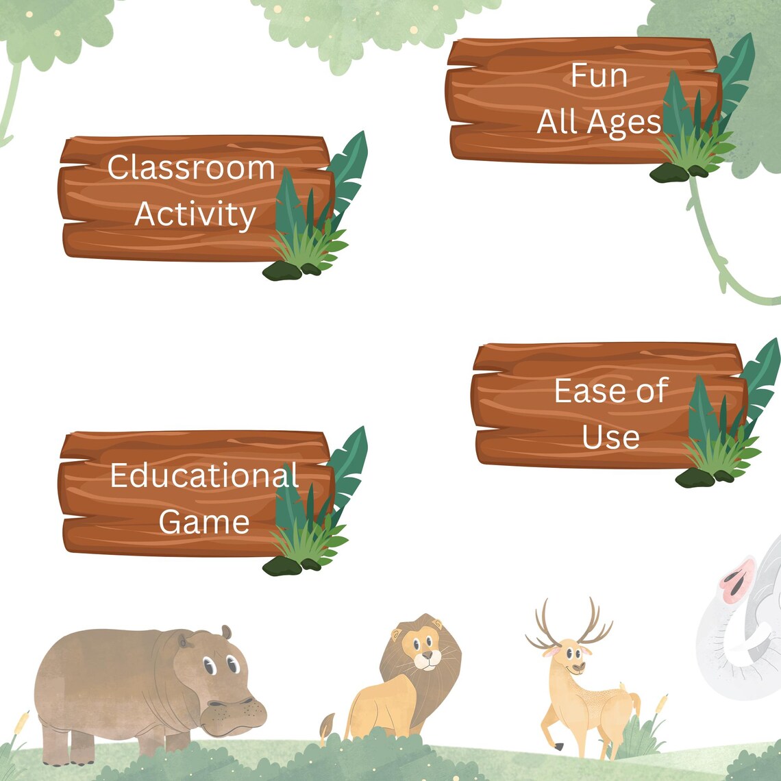 Zoo Scavenger Hunt Printable - Fun & Educational Animal Game for Kids ...