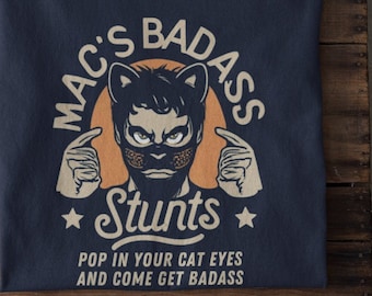Always Sunny Mac's Badass Stunts T-Shirt: Paddy's Pub Philly Shirt