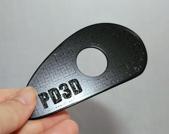 Rounded Point Pottery Rib Tool - 9.5x4.5cm. Durable and Convenient Pottery/Throwing Tool to Put the Curve in Your Clay!