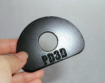 Round Pottery Rib Tool - 7.5x5cm. Durable and Convenient Pottery/Throwing Tool to Put the Curve in Your Clay!