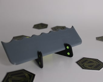 3D Printed Wavy Rib Pottery Throwing Tool - 16x4.5cm. A Lightweight and Durable Clay Rib Alternative.