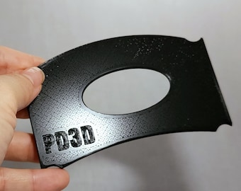 Hourglass/Barrel Pottery Rib Tool - 11x6.5cm. Durable and Convenient Pottery/Throwing Tool to Put the Curve in Your Clay!