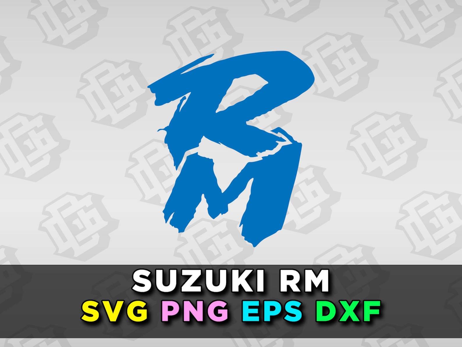 90s Retro Suzuki RM SVG PNG Dxf Eps Logo Download for Cricut Motocross ...