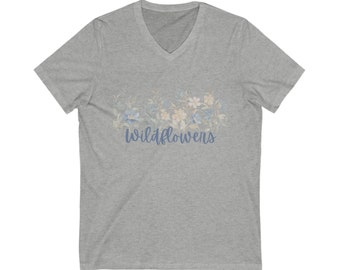 Wildflower V-Neck Tee Shirt