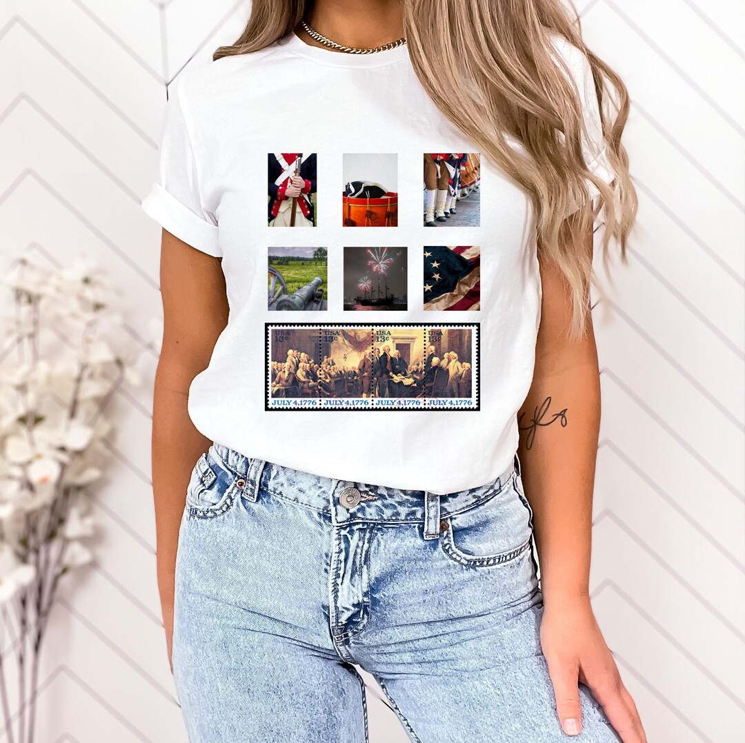 college 4th of july t shirt