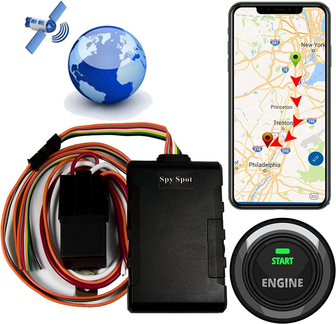 Spy Spot GPS Tracker 4G Hard Wire Tracker and Kill Switch Relay