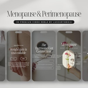 Instagram-rullar om klimakteriet | Perimenopause-rullar | Instagram-inlägg med hormonhälsocoacher | Klimakteriets sociala medier-rullar | Kvinnors hälsa-rullar