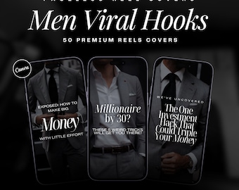 May include: Three phone screen mockups with text overlays on a black background. The text on the first mockup reads "EXPOSED: HOW TO MAKE BIG Money WITH LITTLE EFFORT". The text on the second mockup reads "Millionaire by 30? THESE 5 WEIRD TRICKS WILL GET YOU THERE!". The text on the third mockup reads "WE'VE UNCOVERED The One Investment Hack That Could Triple Your Money".