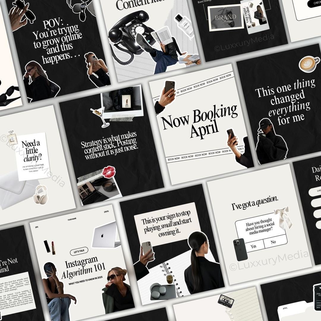 Social Media Manager Instagram Templates | Social Media Marketing Posts | Coaching Instagram Templates | Digital Marketing Templates