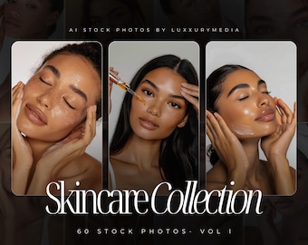 60 fotos de stock de productos de cuidado de la piel / Fotos de stock con MRR + PLR / Plantillas de Instagram de productos de cuidado de la piel / Fotos de belleza de productos de cuidado de la piel MRR / Marketing digital