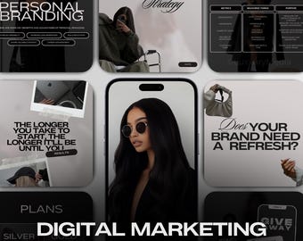 Modelli di marketing digitale per Instagram / Post di social media manager / Modelli di coaching / Agenzia di marketing sui social media