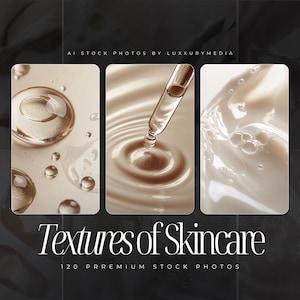 Skincare Textures Stock Photos | Skincare Products Photos | Skincare Cream Texture | Serum Photos | Skincare Beauty Images | Skincare Posts