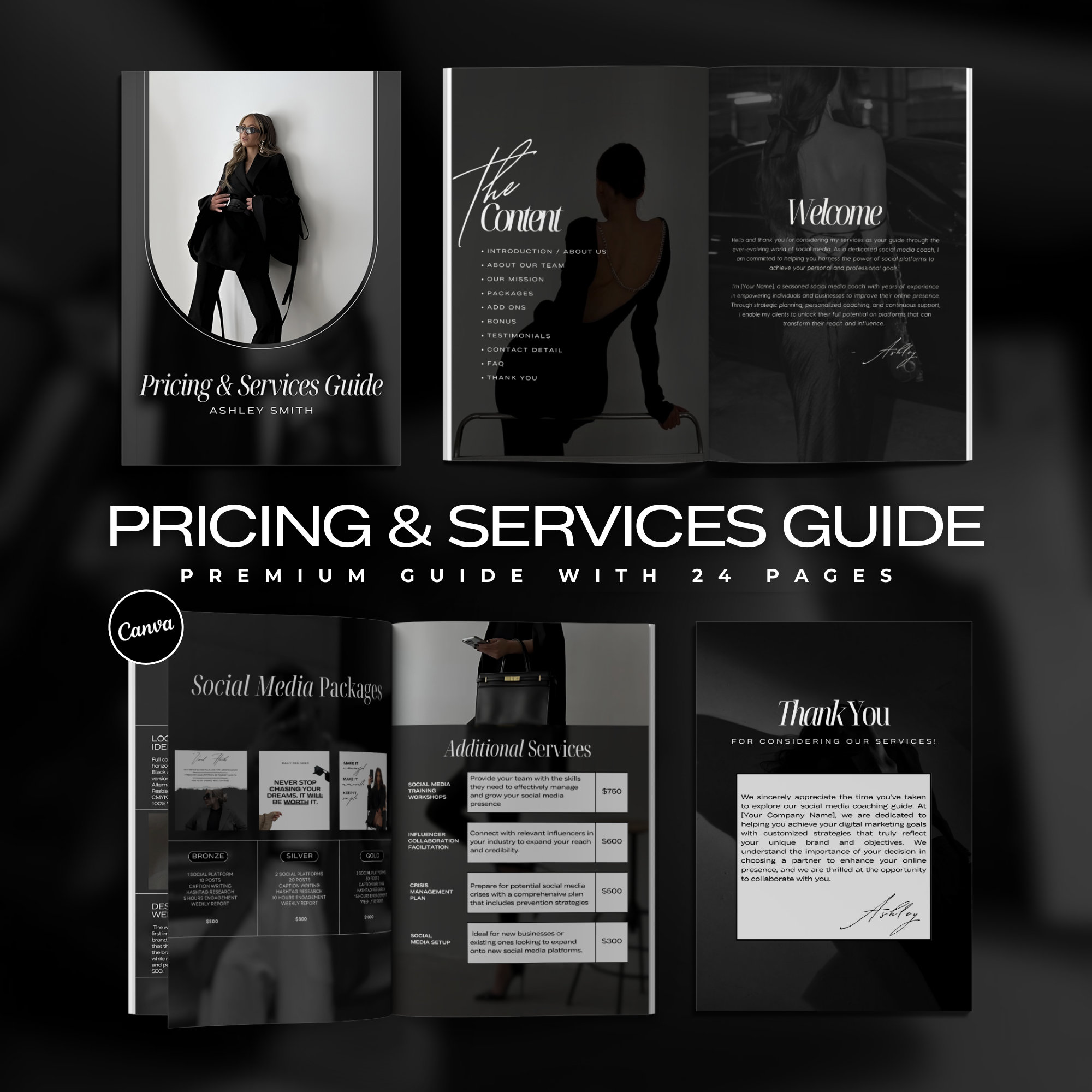 Services & Pricing Guide Template | Services Pricing Guide | New Client Welcome Packet | Client Proposal | Project Proposal Ebook