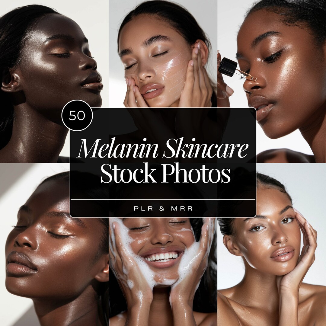 Melanin Skincare Stock Photos Stock Photos With MRR PLR Skincare ...