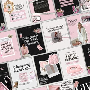 Social Media Manager Instagram Templates | Social Media Marketing Posts | Coaching Instagram Templates | Digital Marketing Templates