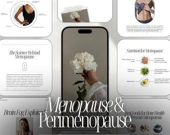 Menopause Instagram Templates | Perimenopause Posts | Hormone Health Coach Instagram Posts | Menopause Social Media Posts | Women's Health