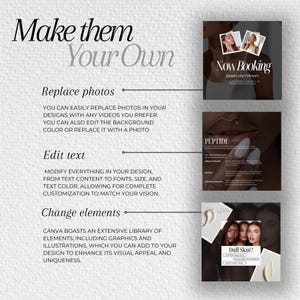 Luxury Skincare Instagram Templates | Esthetician Social Media Posts | Medspa Templates | Skincare Posts | Acne Posts | Skincare Templates image 5