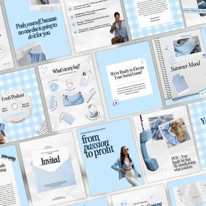 Social Media Manager Instagram Templates | Social Media Marketing Posts | Coaching Instagram Templates | Digital Marketing Templates