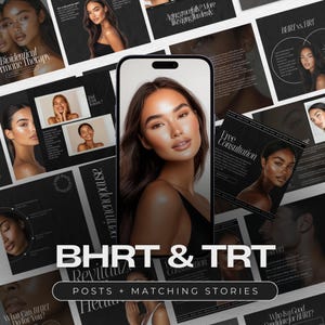 Bioidentical Hormone Therapy Templates | Hormone Posts | Testosterone Therapy Posts | BHRT Posts | TRT Templates | Hormone Health Coach