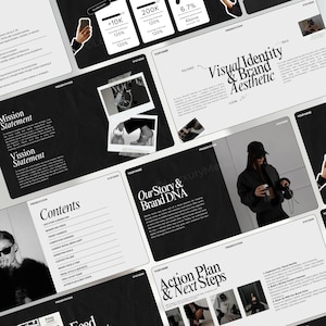 Brand Media Strategy Template | Brand Presentation Template | Social Media Manager Template | Canva Social Media Strategy Proposal image 2
