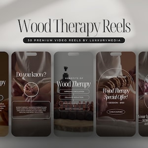 Holztherapierollen | Holztherapie Massage Instagram Walzen | Holztherapie Instagram Vorlagen | Holztherapie Social Media Post | Massagepfosten
