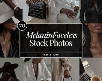 70 Melanin Gesichtslos Stock Fotos | Stock Fotos mit MRR + PLR | Gesichtslose ästhetische Fotos | Luxus Gesichtslose Fotos MRR | Melanin Lager