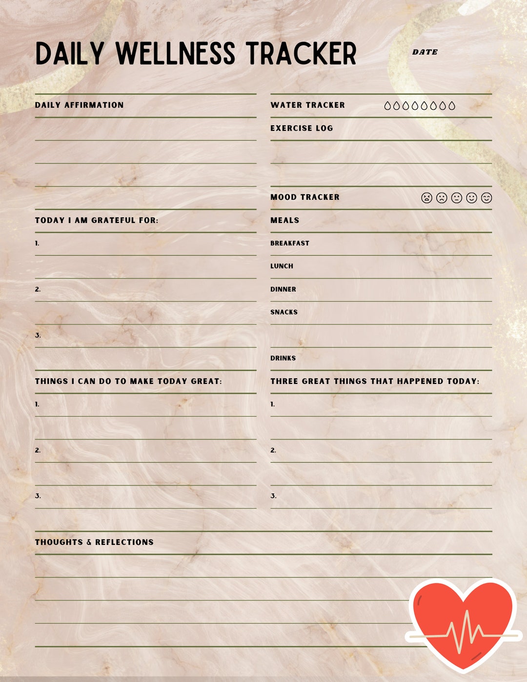 Self Care Journal/ Wellness/ Mental Health/ Self Love Etsy Self Care Journal/ Wellness/ Mental Health/ Self Love Etsy