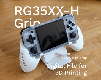 Anbernic RG35XXH Grip (Aerated) – Digital File for 3D Printing