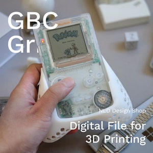 Game Boy Color Grip (Aerated) – Digital File for 3D Printing