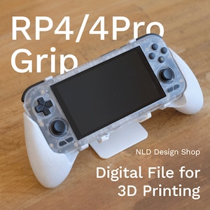 Retroid Pocket 4/4 Pro Full Grip (Solid) – Digital File for 3D Printing