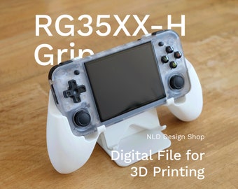 Anbernic RG35XXH Grip (Solid) – Digital File for 3D Printing