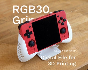 Powkiddy RGB30 Grip (Aerated) – Digital File for 3D Printing