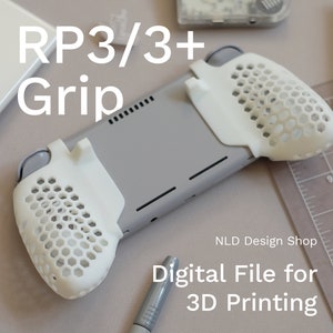 Retroid Pocket 3 Plus Full Grip (Aerated) – Digital File for 3D Printing