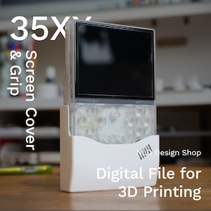 Anbernic RG35XX Reversible Cover & Grip – Digital File for 3D Printing