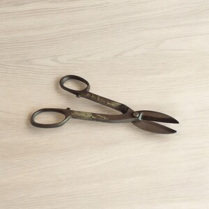 Antique 12" Tin Snips 1950s Forged Canadian ETF  1950's