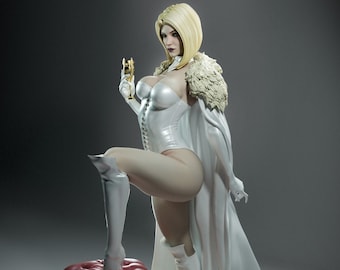Blonde Queen, X-Men, Marvel Fanart, Fan Art, Unpainted, Garage Kit, Scale Model, Resin Model, 3D Sculpt, CA 3D Studios, 1/12, 1/6 Scale